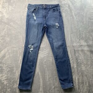 Hollister Women's Jeans High Rise Super Skinny Distressed Size 31x28 13R